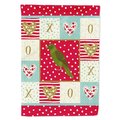 Carolines Treasures 28 x 0.01 x 40 in. Amazon Parrot Love Flag Canvas House Size CK5519CHF